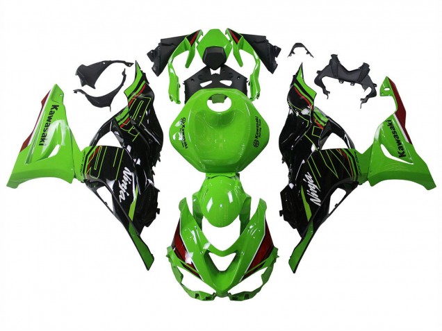 Discount 2023-2025 Green Black Kawasaki ZX6R Motorcycle Fairings Canada
