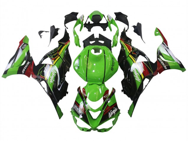 Discount 2023-2025 Green Black Red Yellow Dunlop Kawasaki ZX6R Motorcycle Fairings Canada