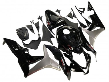 Discount 2007-2008 Silver Glossy Black Honda CBR600RR Motorcycle Fairing Kits Canada