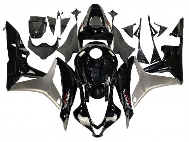 Discount 2007-2008 Silver Glossy Black Honda CBR600RR Motorcycle Fairing Kits Canada
