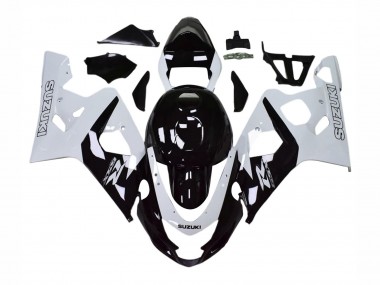 Discount 2004-2005 White Black Suzuki GSXR 600 / GSXR 750 Motorcycle Fairings Canada