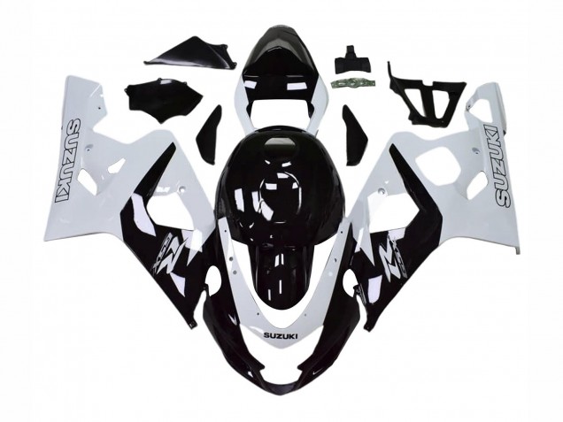 Discount 2004-2005 White Black Suzuki GSXR 600 / GSXR 750 Motorcycle Fairings Canada