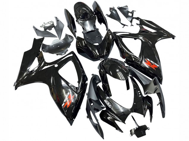 Discount 2006-2007 Glossy Black Silver Red Suzuki GSXR 600 / GSXR 750 Motorcycle Fairings Canada