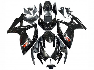 Discount 2006-2007 Glossy Black Silver Red Suzuki GSXR 600 / GSXR 750 Motorcycle Fairings Canada