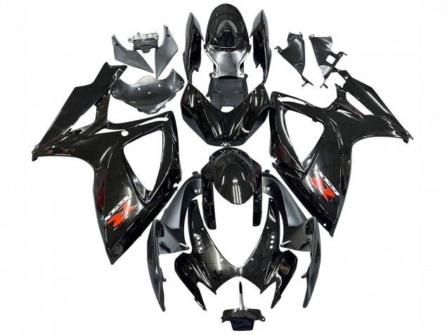 Discount 2006-2007 Glossy Black Silver Red Suzuki GSXR 600 / GSXR 750 Motorcycle Fairings Canada