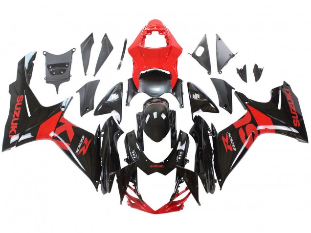 Discount 2011-2024 Red Glossy Black Suzuki GSXR 600 / GSXR 750 Motorcycle Fairing Kits Canada