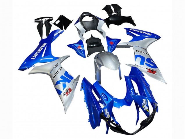 Discount 2011-2024 Blue Silver Ecstar Suzuki GSXR 600 / GSXR 750 Motorcycle Fairings Canada