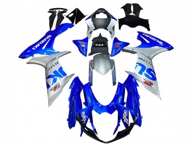 Discount 2011-2024 Blue Silver Ecstar Suzuki GSXR 600 / GSXR 750 Motorcycle Fairings Canada