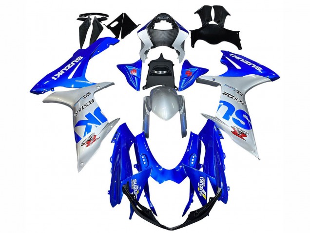 Discount 2011-2024 Blue Silver Ecstar Suzuki GSXR 600 / GSXR 750 Motorcycle Fairings Canada
