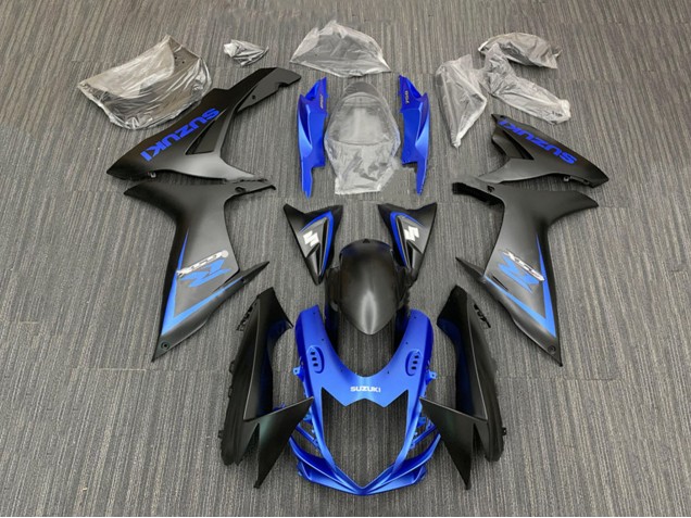 Discount 2011-2024 Blue Matte Black Suzuki GSXR 600 / GSXR 750 Motorcycle Fairing Kits Canada