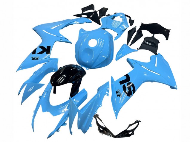 Discount 2011-2024 Light Blue Black Suzuki GSXR 600 / GSXR 750 Motorcycle Fairings Canada
