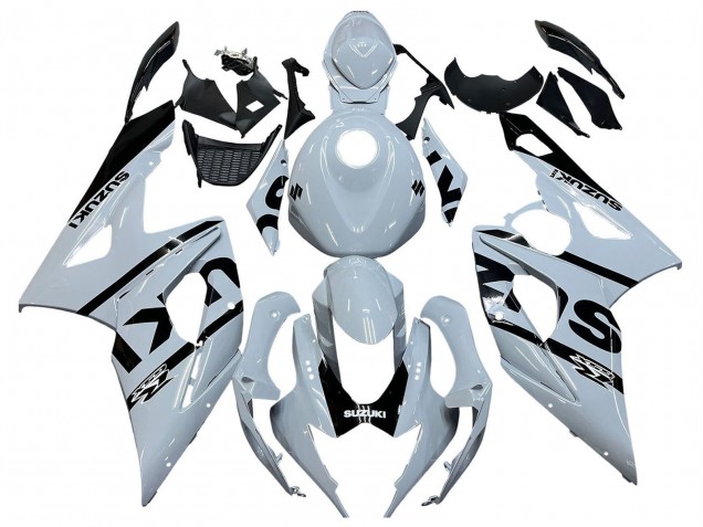 Discount 2005-2006 White Black Suzuki GSXR 1000 Motorcycle Fairings Canada
