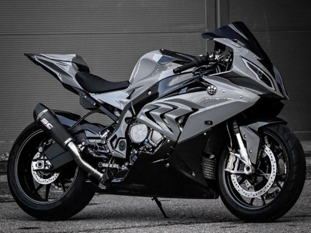Discount 2015-2016 Grey Carbon Fiber BMW S1000RR Motorcycle Fairings Canada