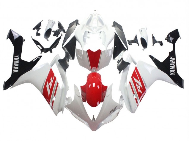 Discount 2007-2008 White Red Black Yamaha YZF 1000 R1 Motorcycle Fairing Canada