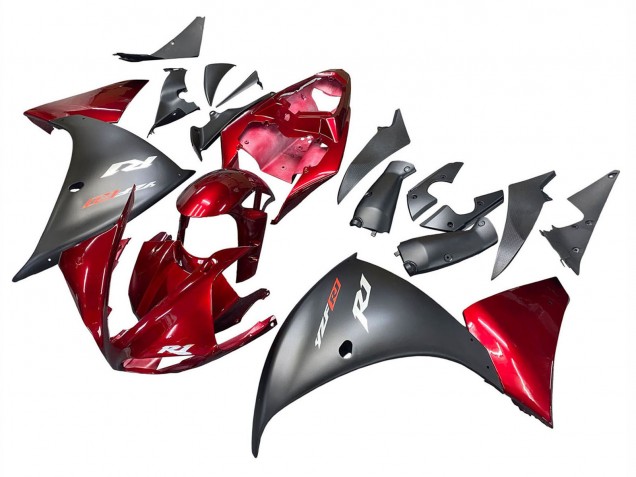 Discount 2009-2011 Red Matte Black Yamaha YZF 1000 R1 Motorcycle Fairings Canada