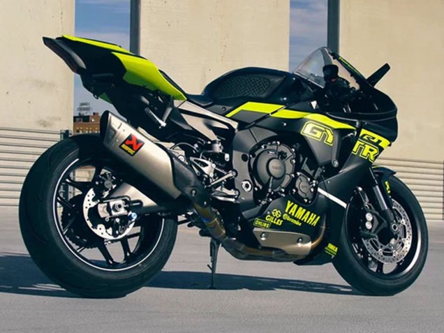 Discount 2020-2025 Glossy Black Fluorescent Yellow Yamaha YZF 1000 R1 Motorcycle Fairings Canada