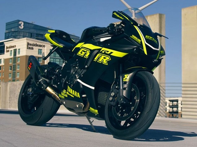 Discount 2020-2025 Glossy Black Fluorescent Yellow Yamaha YZF 1000 R1 Motorcycle Fairings Canada