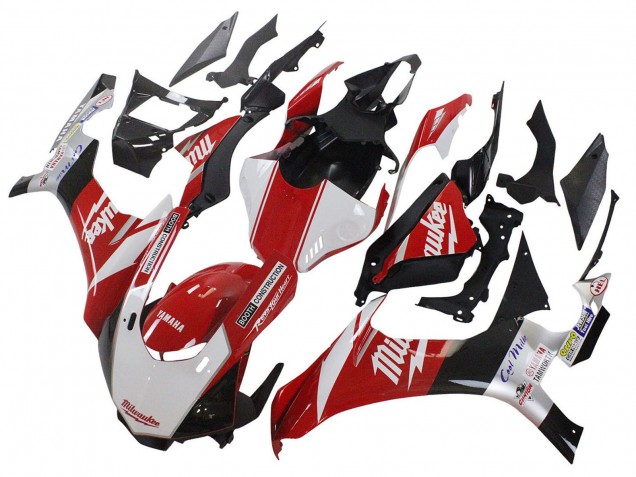 Discount 2020-2025 White Red Black Milwaukee Yamaha YZF 1000 R1 Motorcycle Fairings Canada