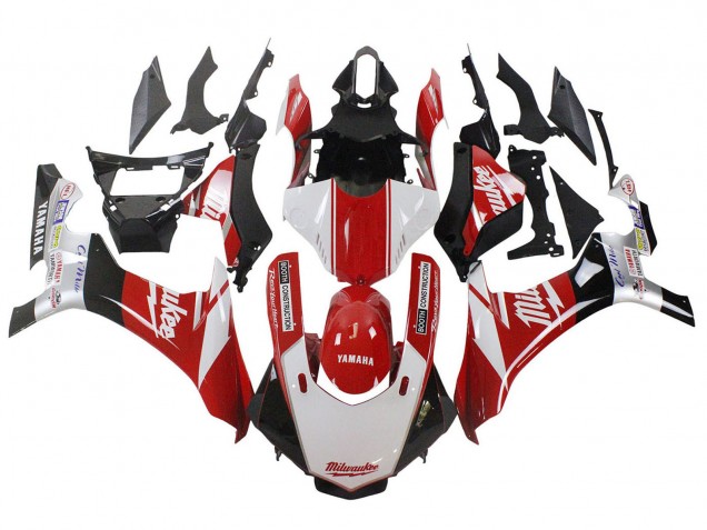 Discount 2020-2025 White Red Black Milwaukee Yamaha YZF 1000 R1 Motorcycle Fairings Canada