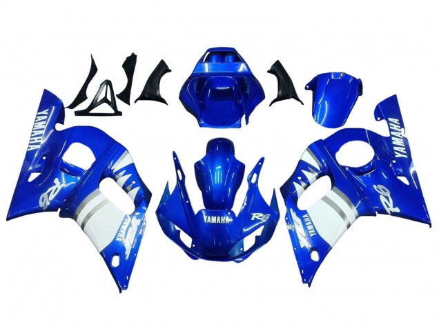 Discount 1998-2002 Blue White Yamaha YZF 600 R6 Motorcycle Fairings Canada