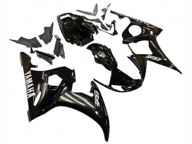 Discount 2003-2004 Glossy Black White Decals Yamaha YZF R6 Motorcycle Fairings Canada
