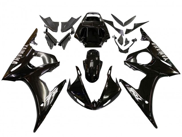 Discount 2003-2004 Glossy Black White Decals Yamaha YZF R6 Motorcycle Fairings Canada