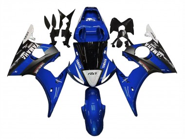 Discount 2003-2004 Blue White Glossy Black Yamalube Yamaha YZF R6 Motorcycle Fairings Canada
