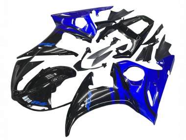 Discount 2003-2004 Blue Glossy Black Yamaha YZF R6 Motorcycle Fairing Canada