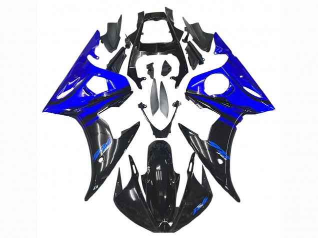 Discount 2003-2004 Blue Glossy Black Yamaha YZF R6 Motorcycle Fairing Canada