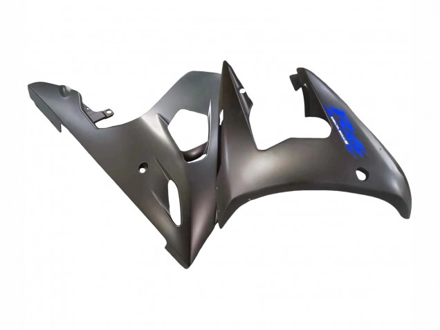 Discount 2003-2004 Matte Black Blue Yamaha YZF R6 Motorcycle Fairings Canada