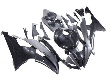 Discount 2008-2016 Grey Black Carbon Fiber Style Yamaha YZF 600 R6 Motorcycle Fairings Canada