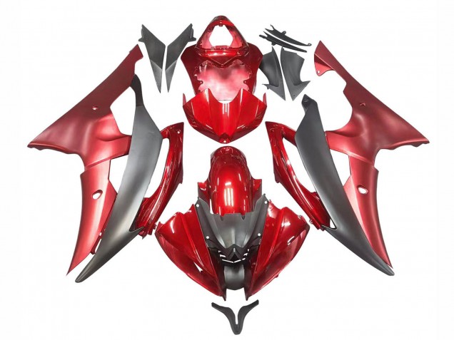 Discount 2008-2016 Red Grey Yamaha YZF 600 R6 Motorcycle Fairings Canada