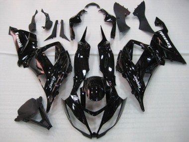 Discount 2013-2018 Glossy Black Kawasaki ZX6R Motorcycle Fairing Canada