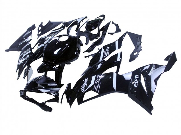 Discount 2019-2022 Glossy Black White Kawasaki ZX6R Motorcycle Fairings Canada