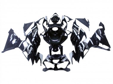 Discount 2019-2022 Glossy Black White Kawasaki ZX6R Motorcycle Fairings Canada
