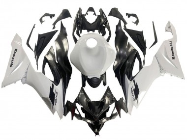 Discount 2019-2022 White Black Carbon Fiber Kawasaki ZX6R Motorcycle Fairings Canada