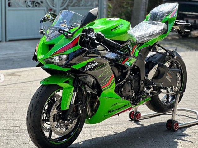 Discount 2019-2022 Green Glossy Black Red Kawasaki ZX6R Motorcycle Fairings Canada