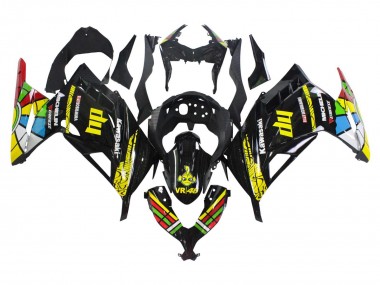 Discount 2013-2024 Glossy Black Yellow Red Green Blue White Kawasaki EX300 Motorcycle Fairings Canada