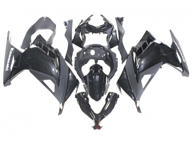 Discount 2013-2024 Glossy Black Kawasaki EX300 Motorcycle Fairings Canada