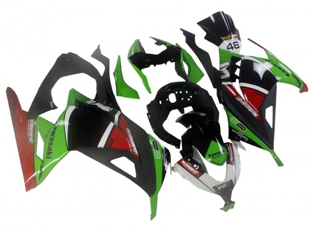 Discount 2013-2017 Green White Red Black Elf Kawasaki EX300 Motorcycle Fairings Canada