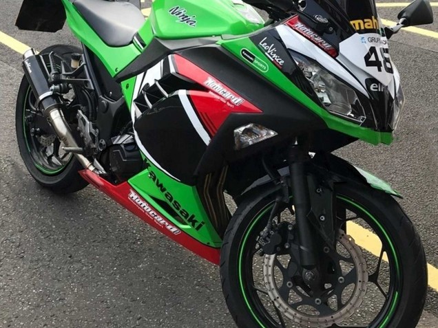 Discount 2013-2017 Green White Red Black Elf Kawasaki EX300 Motorcycle Fairings Canada