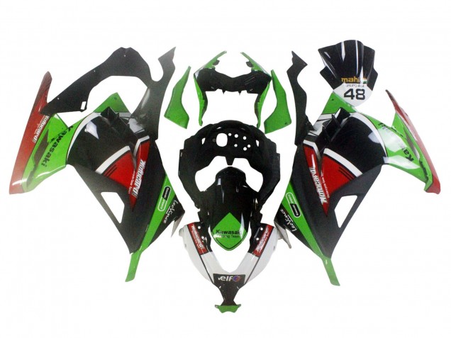 Discount 2013-2017 Green White Red Black Elf Kawasaki EX300 Motorcycle Fairings Canada