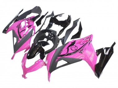 Discount 2013-2024 Pink Black Kawasaki EX300 Motorcycle Fairings Canada