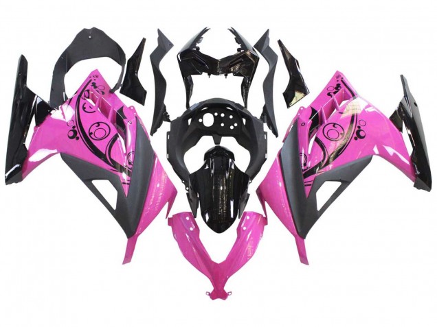 Discount 2013-2017 Pink Black Kawasaki EX300 Motorcycle Fairings Canada