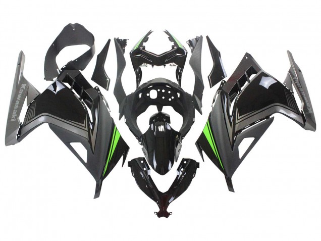 Discount 2013-2024 Glossy Black Matte Black Green Kawasaki EX300 Motorcycle Fairings Canada