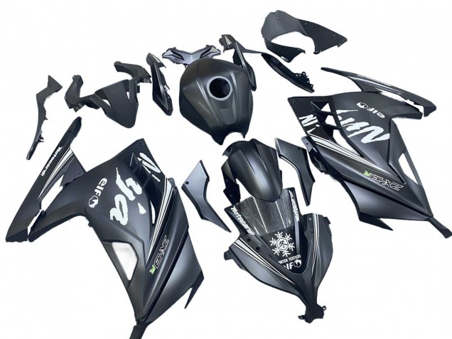 Discount 2013-2017 Matte Black White Elf Snow Kawasaki EX300 Motorcycle Fairings Canada