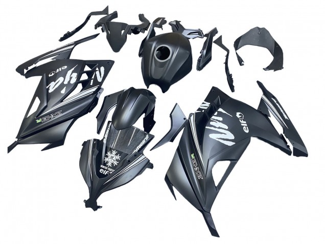 Discount 2013-2017 Matte Black White Elf Snow Kawasaki EX300 Motorcycle Fairings Canada