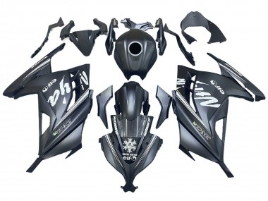 Discount 2013-2024 Matte Black White Elf Snow Kawasaki EX300 Motorcycle Fairings Canada