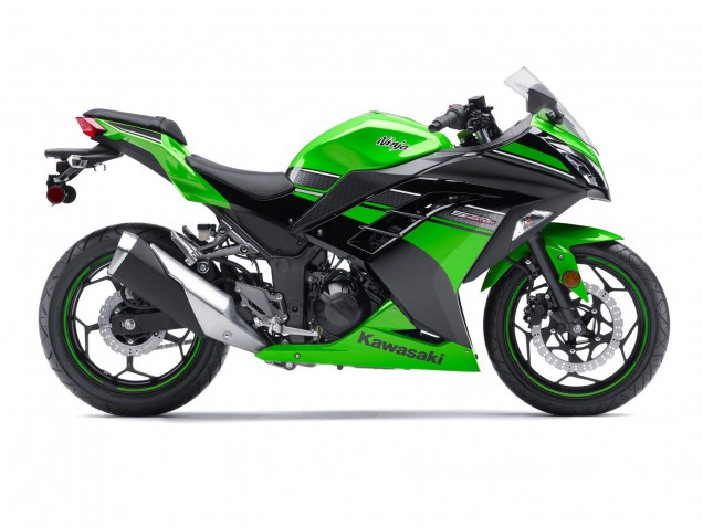 Discount 2013-2017 Green Black Kawasaki EX300 Motorcycle Fairing Canada