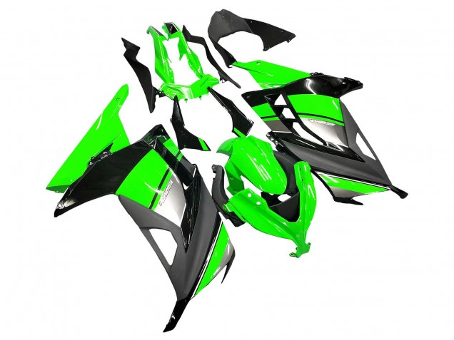 Discount 2013-2024 Green Silver Black Kawasaki EX300 Motorcycle Fairings Canada